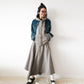 Sweat Asymmetry Skirt