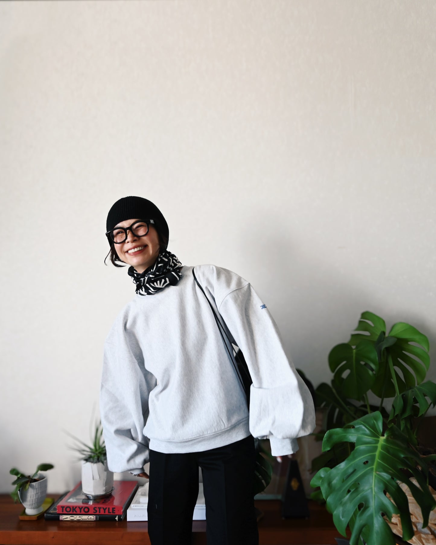 BAKIBAKI × ch!iii silk scarf　