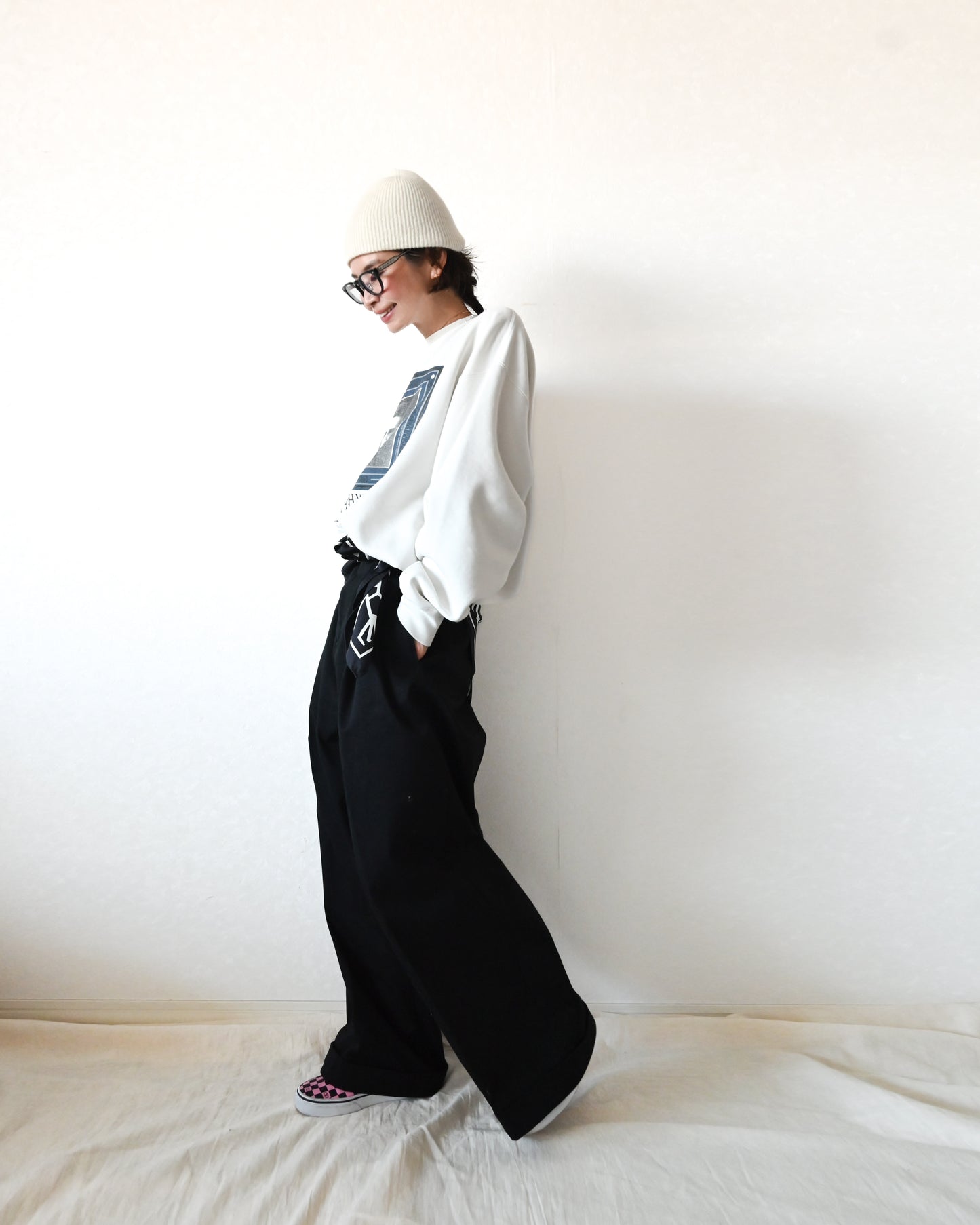Tuck Wide Pants / chino 【受注商品】