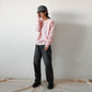 Midlize Wide Black Denim