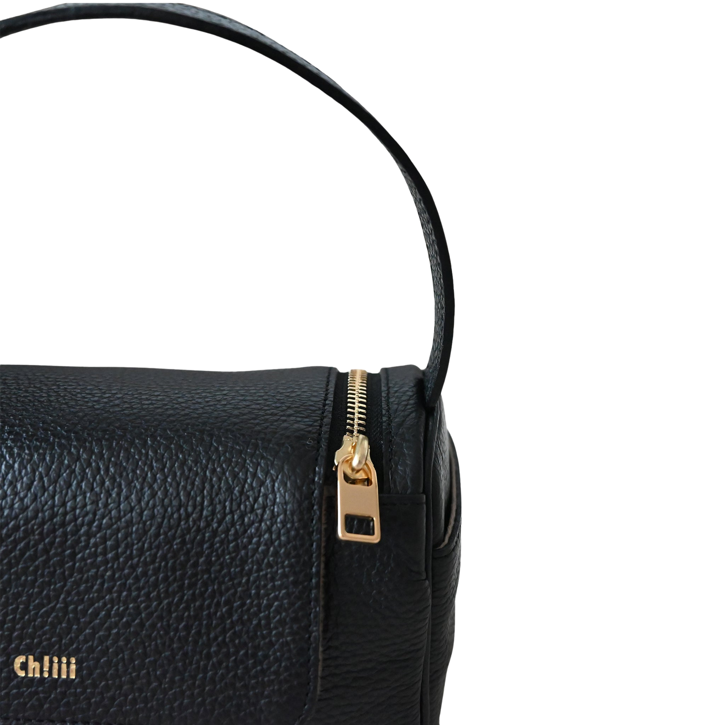 W-zip One-Shoulder Bag