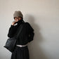 Big Leather Bascket / black【受注商品】