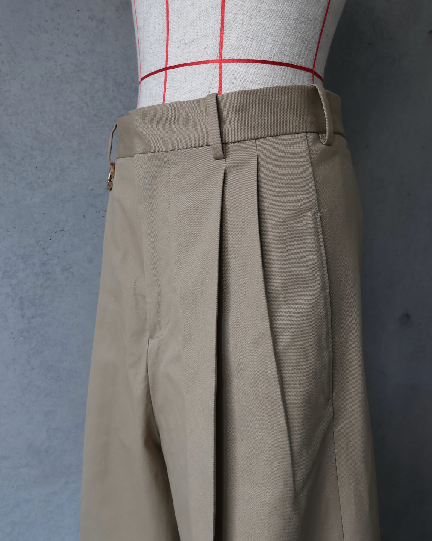 Tuck Wide Pants / chino 【受注商品】