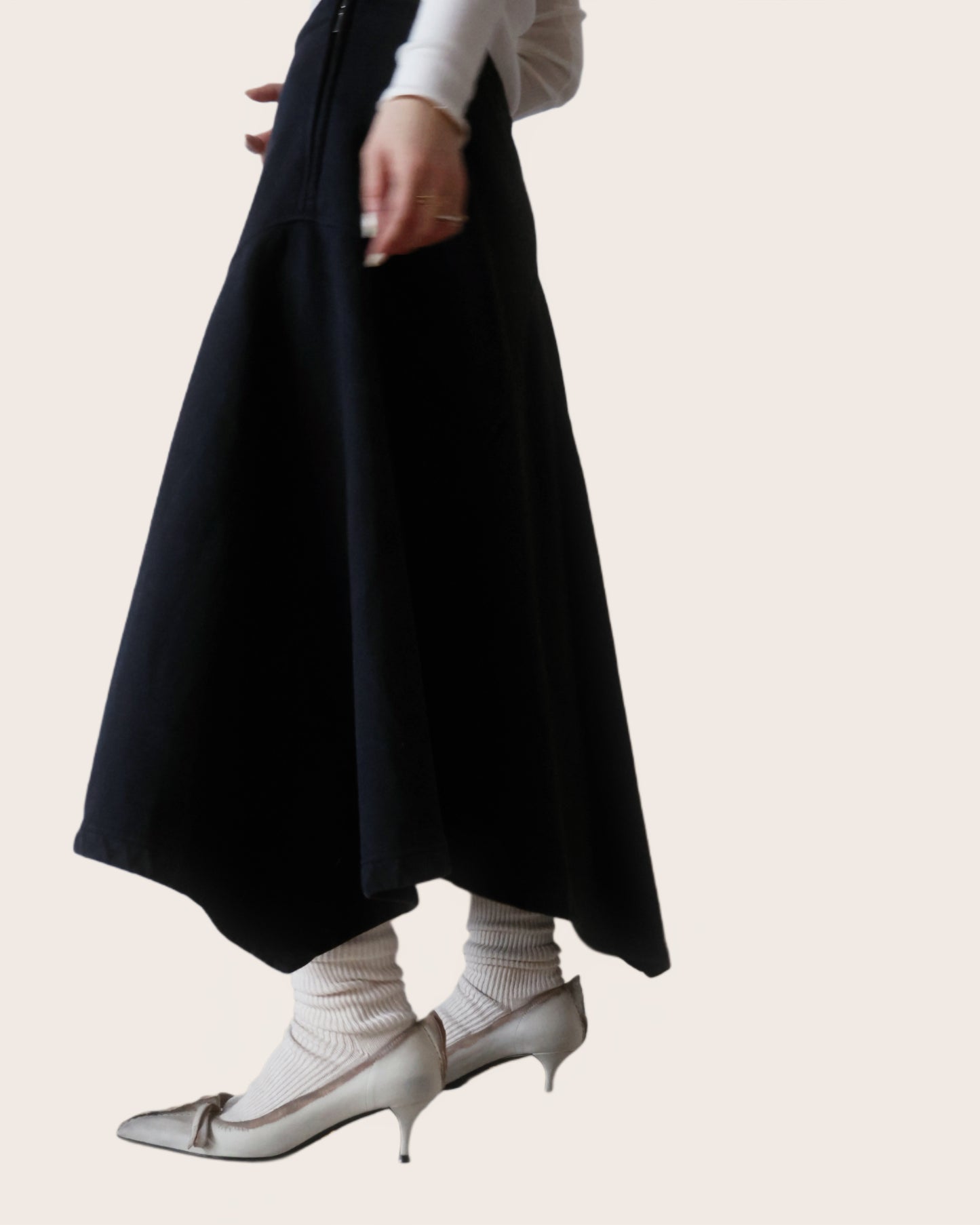 Sweat Asymmetry Skirt