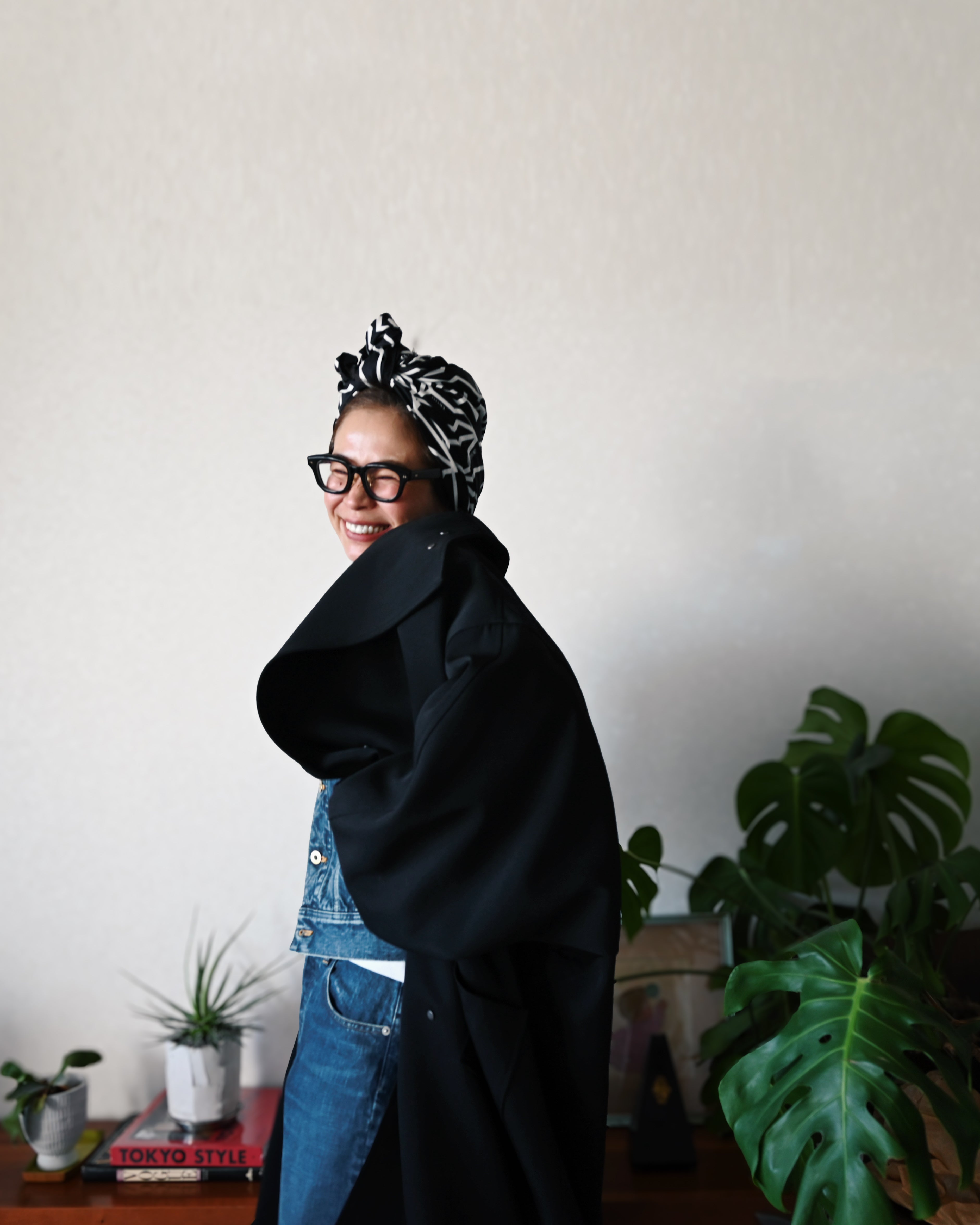 BAKIBAKI × ch!iii silk scarf