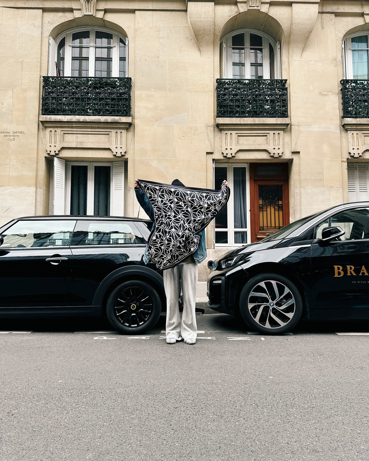 BAKIBAKI × ch!iii silk scarf　