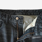 Midlize Wide Black Denim