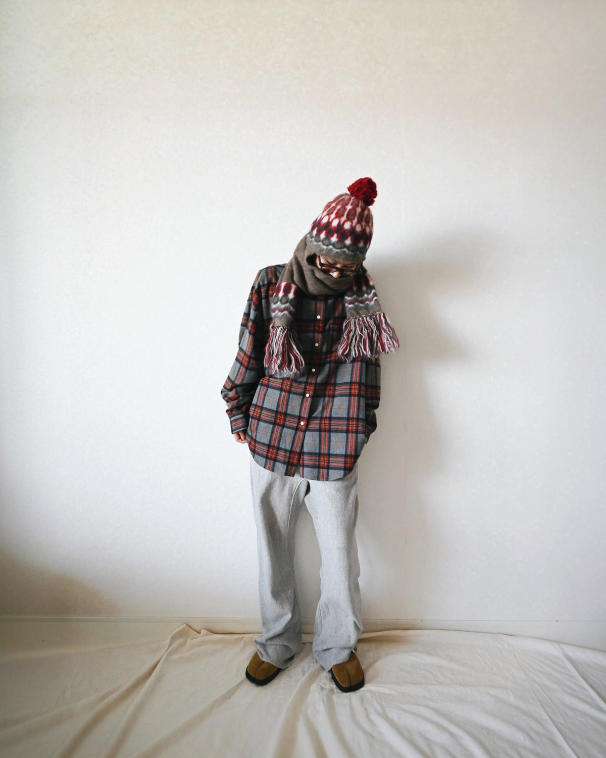 Oversized Flannel Check Shirts