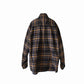 Oversized Flannel Check Shirts