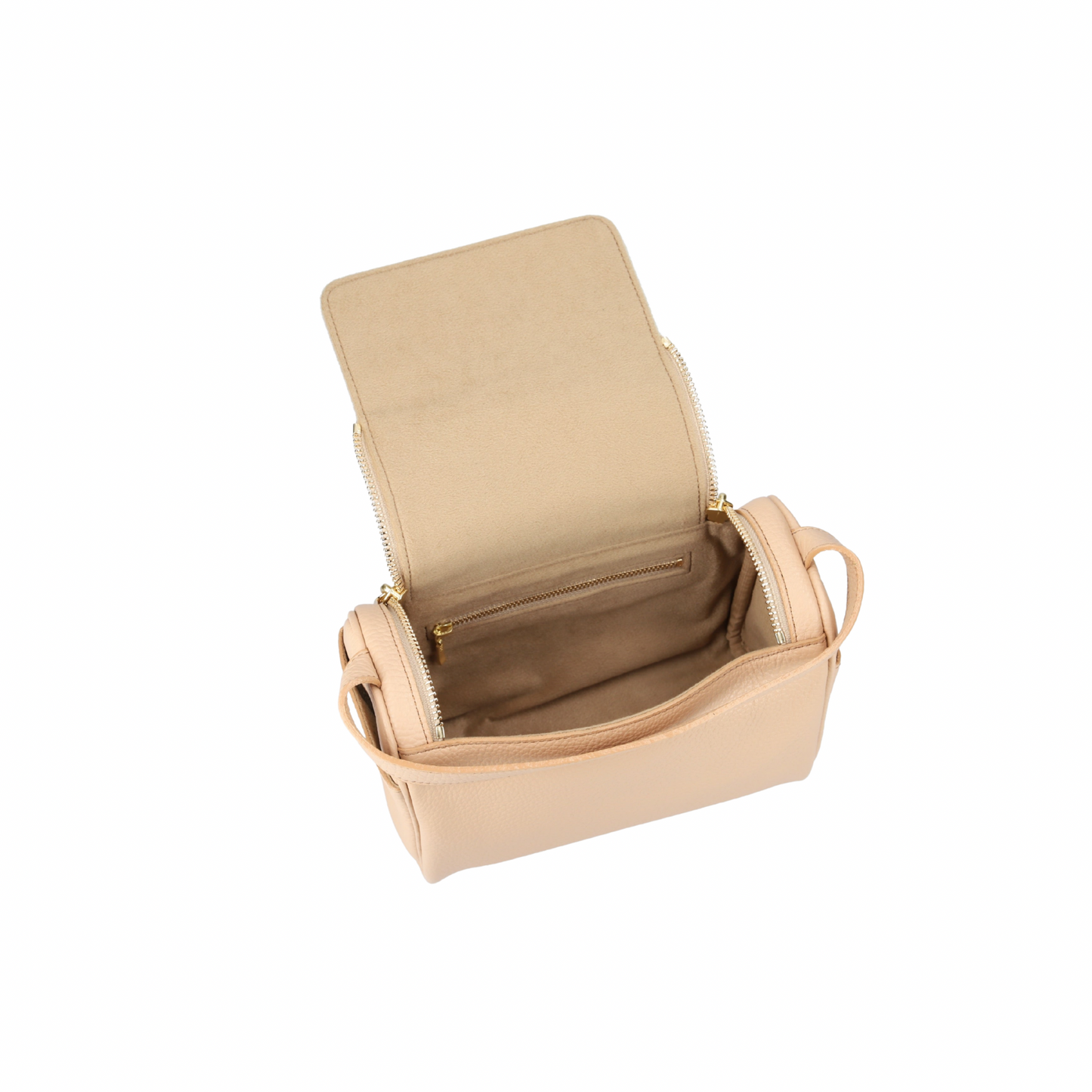 W-zip One-Shoulder Bag