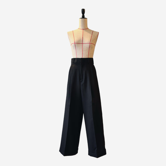 Tuck Wide Pants　