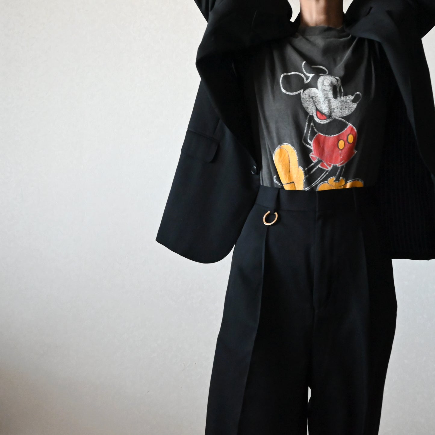 Tuck Wide Pants　