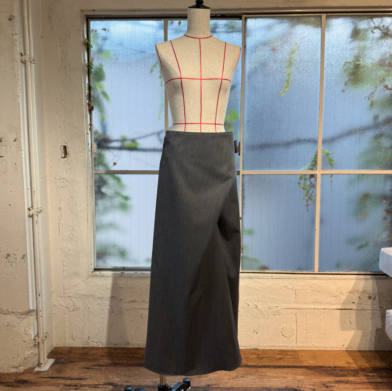 Wool Maxi Skirt