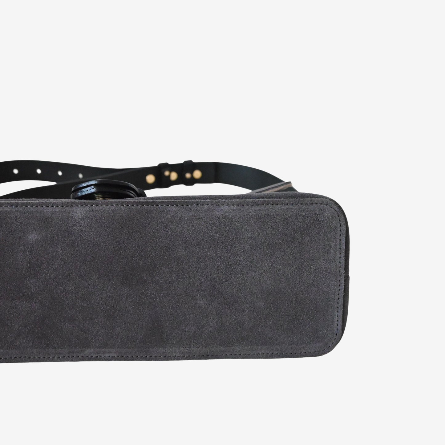 Suede Flap Shoulder
