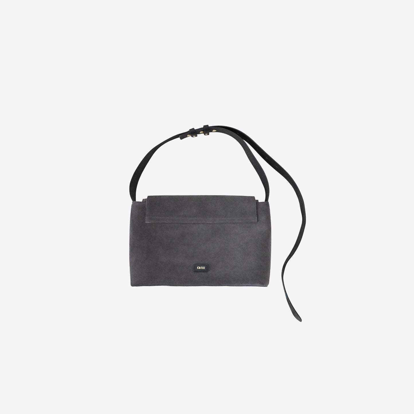 Suede Flap Shoulder