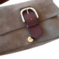 Suede Flap Shoulder
